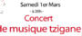 Concert de musique tzigane Lamouroux le 1 mars à 20h